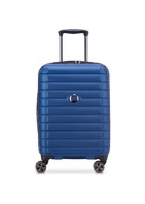 Delsey, Koffer, Shadow 5.0 4-Rollen Kabinentrolley 55 cm, Blau, (40 l)