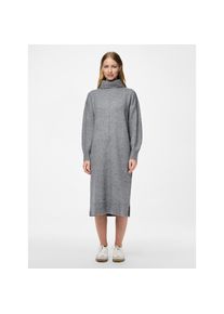 Pieces, Damen, Strickkleid &raquo;PCMALOU LS ROLLNECK KNIT DRESS NOOS BC&laquo;, Medium Grey Melange, N-Gr, XS (34) -N-Gr, Medium Grey Melange, Strickkleid mit 