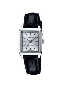 Casio, Armbanduhr, LTP-V007L-7E1, Silber, Schwarz, (Analoguhr, 22 mm)