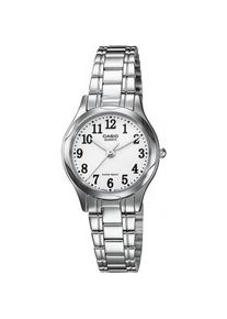 Casio, Armbanduhr, Damenuhr LTP-1275D-7BDF + BOX, Silber