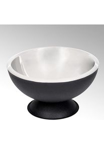 Lambert Schneider Avize Champagnerkühler, schwarz Edelstahl, doppelwandig H 23 cm, D 45 cm, Flaschenkühler, Schwarz