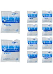 Relaxdays, Muskelsalbe + Kühlpad, Kühlpack-Set (1 x, 271.88 ml, 100 g)