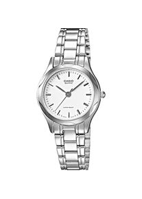 Casio, Armbanduhr, Damenuhr LTP-1275D-7ADF + BOX, Silber