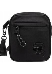 K by KARL LAGERFELD Karl Lagerfeld, Handtasche, K/Ikon – Nylon-Umhängetasche mit farblich abgestimmtem Print