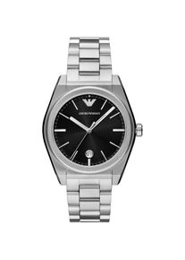 Emporio Armani, Armbanduhr, Federico, Silber, (41 mm)