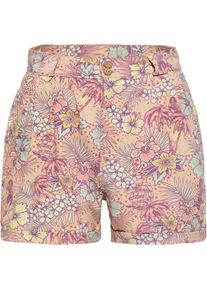 Queen Kerosin Hawaii, shorts women , color: Orange/Turquoise , size: S
