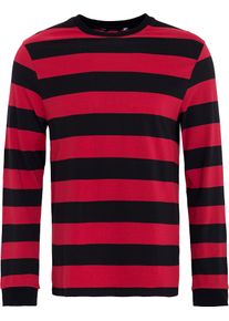 King Kerosin Stripe, pull-over , couleur: Rouge , taille: L