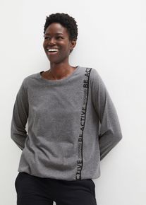 T-shirt de sport ample - gris - taille 50/52 (XL) - Viscose - bonprix