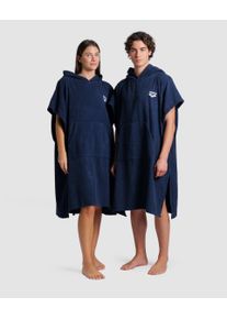 arena Bathrobe - Unisex - navy-white - Size: L-XL - arena Cotton Poncho