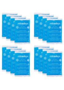 Relaxdays, Muskelsalbe + Kühlpad, 16x Kühlpad (16 x, 100 g)