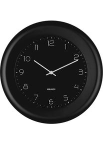 Karlsson, Wanduhr, Wandklok Dual Disc - Zwart - Ã ̃38cm - Wandklok Modern (38 cm)