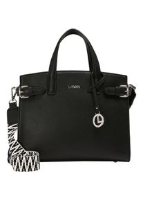 L.Credi, Tasche, Isante Handtasche 28,5 cm, Schwarz, (6 l)