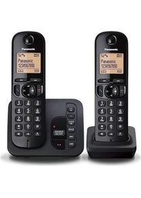 Panasonic KX-TGC222BLB telefoon DECT-telefoon Nummerherkenning Zwart, Telefon, Schwarz