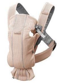 BABYBJÖRN Nosič Mini Pearly Pink, 3D Mesh