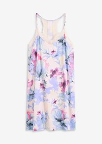 bonprix Kr&oacute;tka koszula nocna z miękkiej mieszanki wiskozy, r&oacute;żowy, 52/54