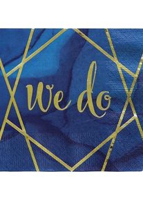 16 Serviettes luxueuses We do 33cm