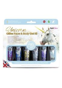 Glitter Face and Body Gel 6 pieces