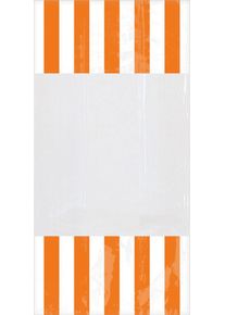 Amscan 10 stribede slikbuffetposer orange