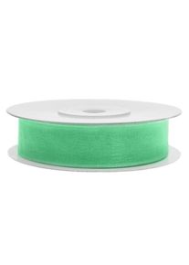 partydeco Ruban 25m aspect mousseline menthe