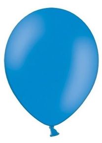 partydeco 50 ballons étoiles bleu roi 23cm
