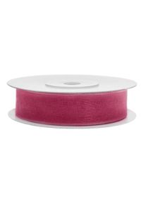 partydeco Ruban de 25 m en rouge framboise