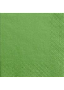 partydeco 20 serviettes Scarlett vert 33cm