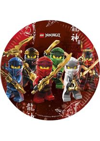Procos 8 assiettes Lego Ninjago 23cm