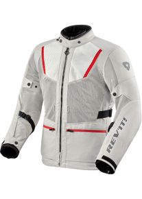 Revit Levante 2 H2O, textile jacket waterproof , color: Light Grey/Red , size: S