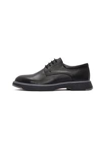 Derimod Schnürschuh Herren schwarz Größe 40 Unifarben