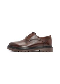 Derimod Schnürschuh Herren braun Größe 40 Unifarben