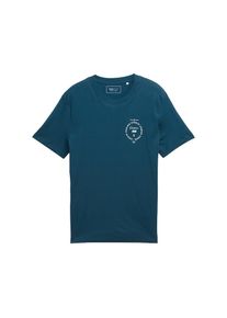 Tom Tailor Denim T-Shirt Herren grün Größe XL Unifarben