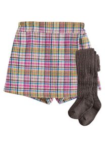 next Set: Rockhosen und Strumpfhose Mädchen pink Größe 68 Kariert