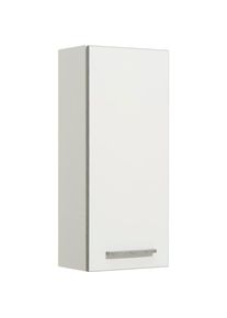 Saphir , Hängeschrank »Quickset 953 Wand-Badschrank 30 cm breit mit 1 Tür und 2 Einlegeböden«, Badezimmer-Hängeschrank in Weiß Glanz mit Griffen in...