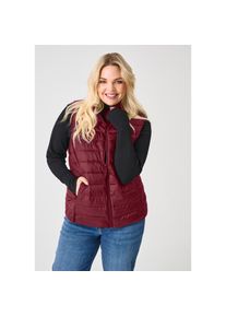 Only CARMAKOMA, Damen, Steppweste &raquo;CARTAHIA LW QUILTED WAISTCOAT OTW&laquo;, Cabernet, L, Cabernet, Curvy-Weste von Only CARMAKOMA
