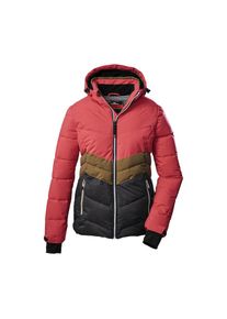 Killtec , Skijacke »KSW 1 WMN SKI QLTD JCKT« Steppjacke mit Colourblock, 10.000 mm Wassersäule, abnehmbare Kapuze , anthrazit , 42 , 42 ,...