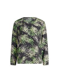 BETTY & CO Betty&Co , Klassische Bluse »Casual-Bluse mit Print« , Grau/Grün , 36 , 36 , Passform: Gerade