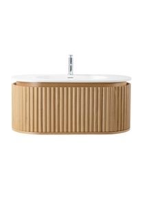 BELVIT Isara Waschtischunterschrank 100cm Badezimmer Schublade