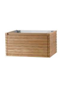 BELVIT VESTRA Waschtischunterschrank 80cm 1 Schublade Grifflos
