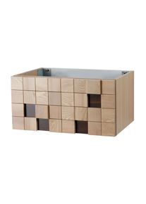 MOVEA Waschtischunterschrank 80cm 1 Schublade Grifflos Softclose
