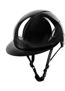 Swing H24 Lady Shine Reithelm, schwarz matt, XL/59-61cm