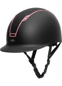 Swing H22 Reithelm, schwarz matt/schwarz shine/roségold, M/55-57cm