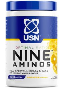 USN Nine Aminos, 330 g Dose, Pineapple