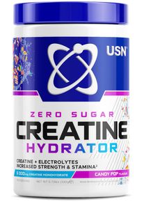 USN Creatine Hydrator - Zero Sugar, 330 g Dose, Candy Pop