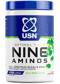 USN Nine Aminos, 330 g Dose, Jelly Beans