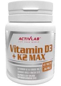 Activlab Vitalmin D3 + K2 Max, 120 Tabletten