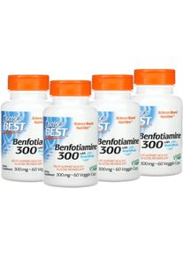 Doctors Best Benfotiamine with BenfoPure - 300 mg, 4 x 60 Kapseln