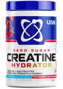 USN Creatine Hydrator - Zero Sugar, 330 g Dose, Strawberry Watermelon