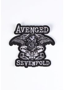 Avenged Sevenfold - Deathbat Banner - Naszywka - czarny - Onesize - 100% poliestru