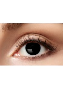 maskworld Schwarze Hexe Kontaktlinsen – vegan