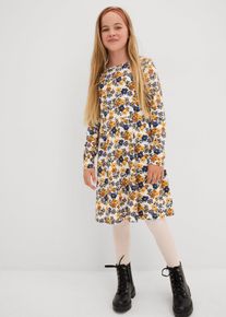 bonprix Vestido de punto (2 unidades) de algodón orgánico puro, blanco, 140/146